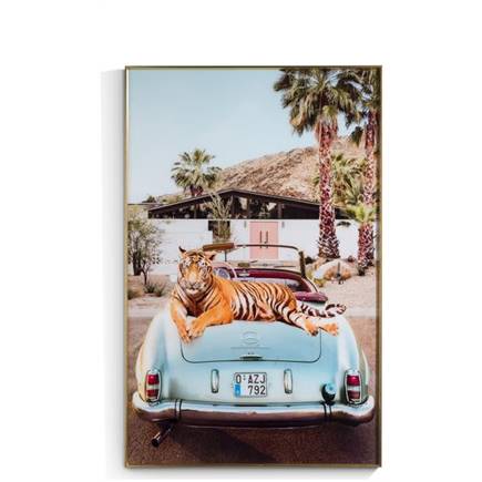 Coco Maison Tiger King print 90x140cm